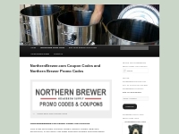 NorthernBrewer.com Coupon Codes and Northern Brewer Promo Codes - Home