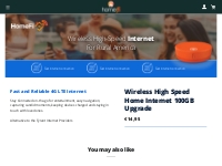    Wireless High Speed Home Internet 100GB Upgrade   Home Fi