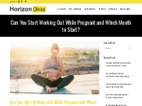 Can You Start Working Out While Pregnant If You Never Exercise?