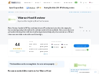 Warez-Host Reviews by 15 Users & Expert Opinion - May 2024