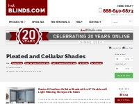 Pleated and Cellular Shades (25 Products) - hotBlinds.com