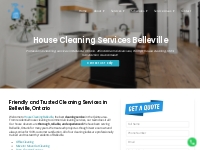 Cleaning Services Belleville | Maid Service (Affordable)