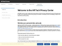 HR Tech Privacy - Welcome to the HR Tech Privacy Center