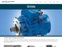 We repair Uchida hydrostatic pumps and offer hydraulic services.