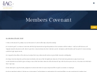 Members Covenant   IAC