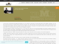 IBMR Group of Institutions Executive Director Message - IBMR.EDU.IN