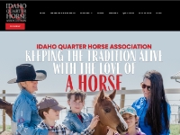 Idaho Quarter Horse Association   Keeping the Tradition Alive with the