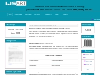 IJSART-International Journal for Science and Advance Research In Techn