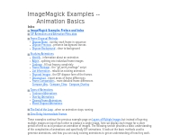 Animation Basics -- ImageMagick Examples