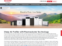 Sharp Air Purifier with Plasmacluster Technology - b2c