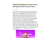 What Is The Reason? Slot Apps Is Fast Becoming The Hot Trend For 2023 