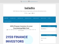 IndiaBiz - SMEs Platform for M A, Investment Opportunities and Busines