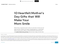 10 Heartfelt Mother s Day Gifts that Will Make Your Mom Smile   IndiaG