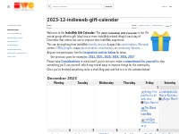 2023-12-indieweb-gift-calendar - IndieWeb