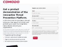 Request a free custom demo with Comodo