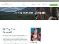 Dr. Wei Yng Chua Osteopath   Inner West Health Clinic