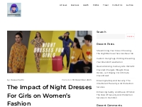 The Impact of Night Dresses For Girls on Women s Fashion   Instantmaga