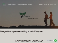 Relationship Counselor Delhi - Gurgaon by iNtegra - iNtegra Counsellin