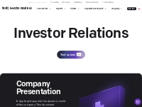 Text - Investor Relations