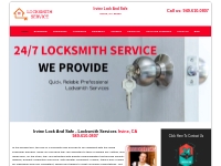 Irvine Lock And Safe | Locksmith Services Irvine, CA |949-610-0807