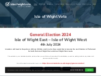Isle of Wight Vote - 2021 Local Elections - 6th May 2021