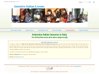Intensive Italian lessons in Italy