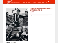 Signed Wyn Davies Newcastle United Photo (1) - Its Signed Memorabilia