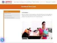 Student Services - Jagruti Degree   P.G College