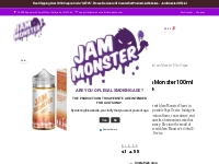 Jam Monster Apricot Flavor - 100ml E-Liquid Disposable Vape Device