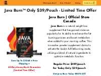 Java Burn  | Official Website Canada | Slimming Coffee
