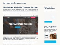 Bootstrap Website Themes Review