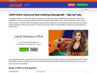 JAYA9 Casino and Online Sports Betting Official Site in BD