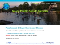 SUP   Kayak Event   Class Calendar - Jersey Paddle Boards
