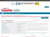 Law Gazette Jobs | Jobs | Choose from 5,929 live vacancies
