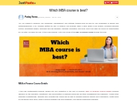 Which MBA course is best? - JustPaste.it