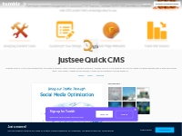 Justsee Quick CMS -- We, just see, offers the best services in Website