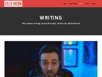 Writing   Authorship | Kaleb Nation Official Website