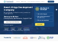         React.JS App Development Company | 20+ React Developers in Ind