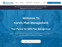 Karvis NDIS Support Plan Management Company Australia