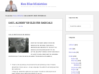 SAUL ALINSKY'S RULES FOR RADICALS: Ken Blue Ministries