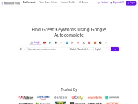 Keyword Tool ⚠️ Google Keyword Planner【Search FREE】