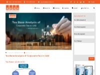 Tax Base Analysis of Corporate Tax in UAE