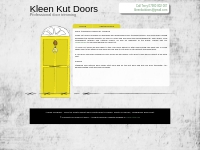  			Kleen Kut Doors - Professional door trimming