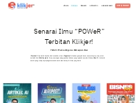 Koleksi Ilmu Power! Ada disini! - Klikjer.com