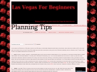 Planning Tips   Las Vegas For Beginners