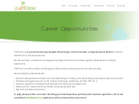 Career Opportunities | LEAP Clinic