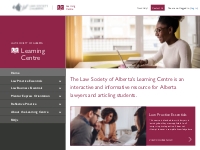 Law Society of Alberta - Learning Centre