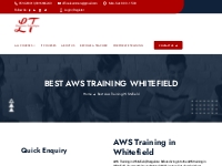No.1 AWS Training in Whitefield | Cloud Certification Courses