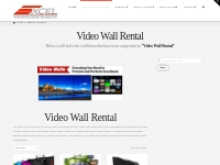 Video Wall Rentals | UHD HD LED Display System Rental