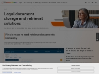 Legal Document Storage   Retrieval Solutions | Thomson Reuters